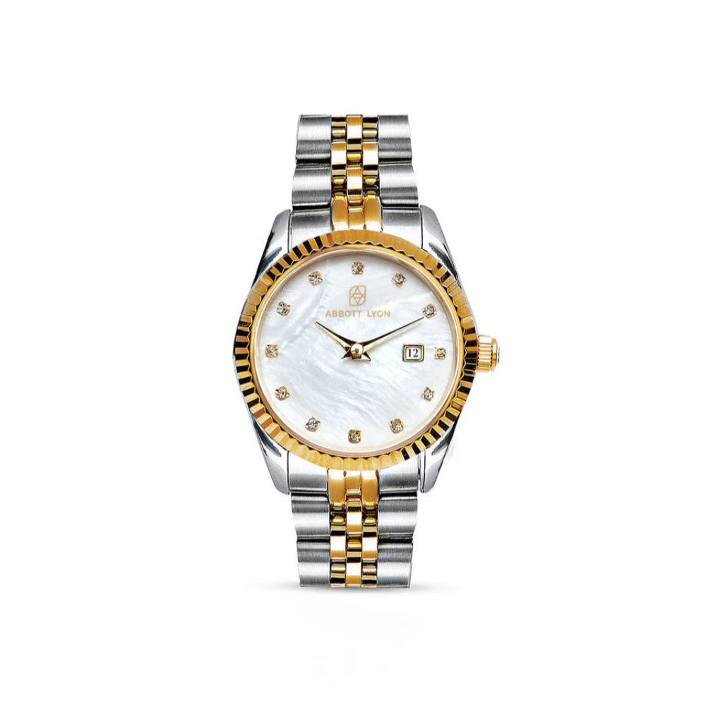 Abbott Lyon Mini Two Tone Pearl Link Belgravia 30 Watch