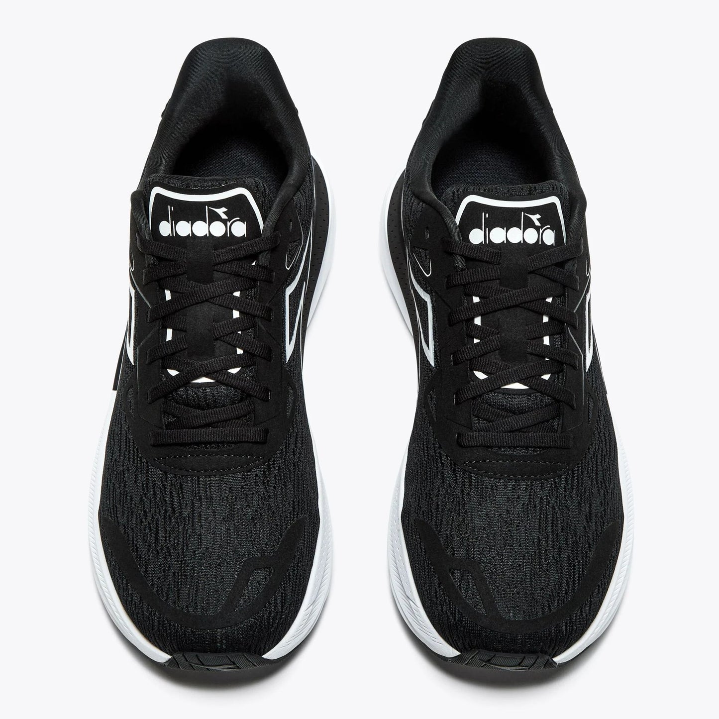Diodora NUCLEO 2 W Running Shoe - Black/White