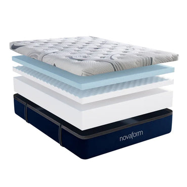 Novaform ComfortGrande Plus Advanced 35.5 cm (14 in.) Gel Memory Foam Queen Mattress - PICK UP ONLY
