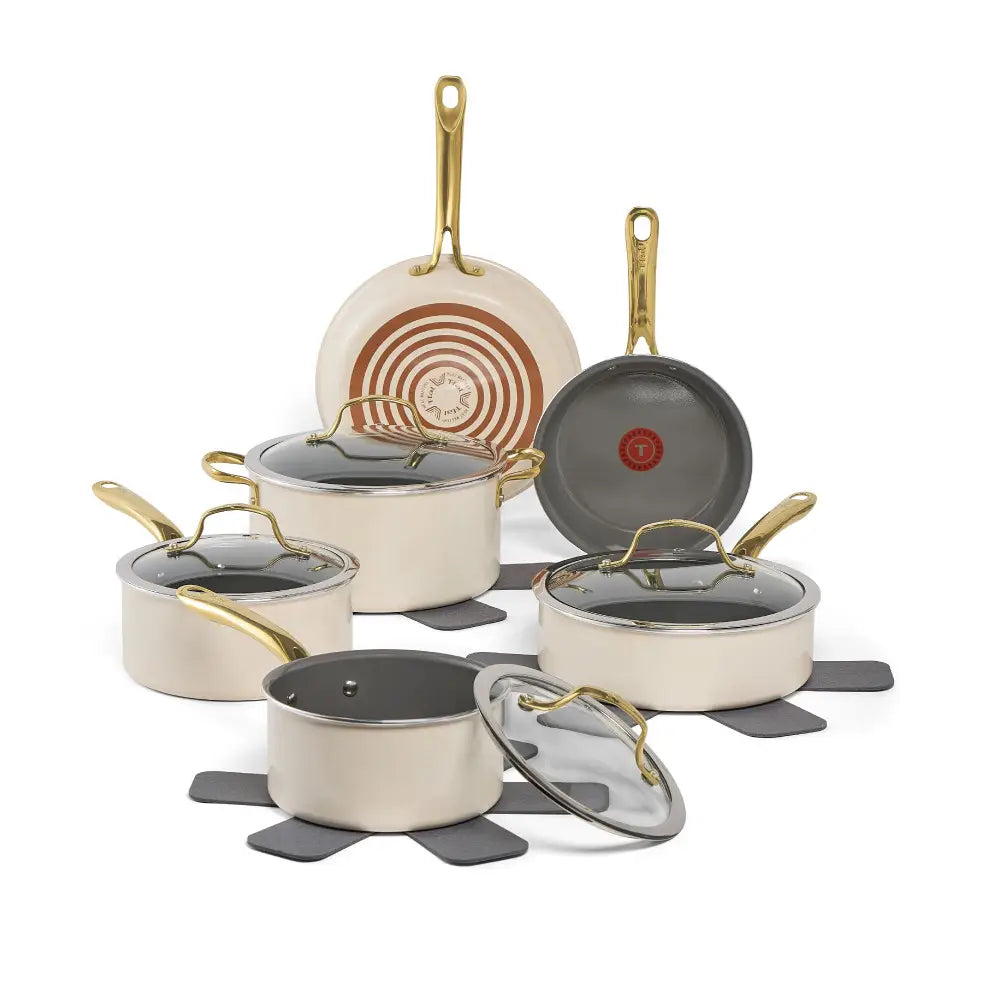 T-fal Preserve Ceramic Non-Stick 13 Piece Cookware Set