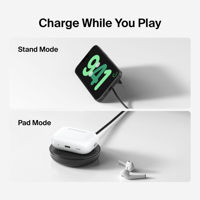 Belkin BoostCharge Pro Portable Wireless Charger Pad with Official MagSafe Charging 15W