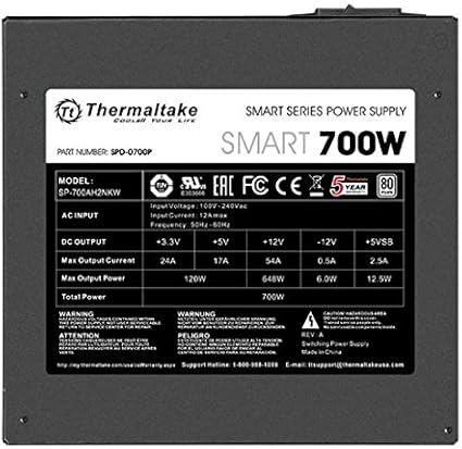 Thermaltake Smart Series 700W Non-Modular Power Supply