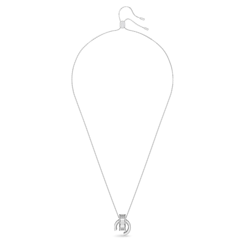 Swarovski Baguette-Cut Matrix Pendant Necklace