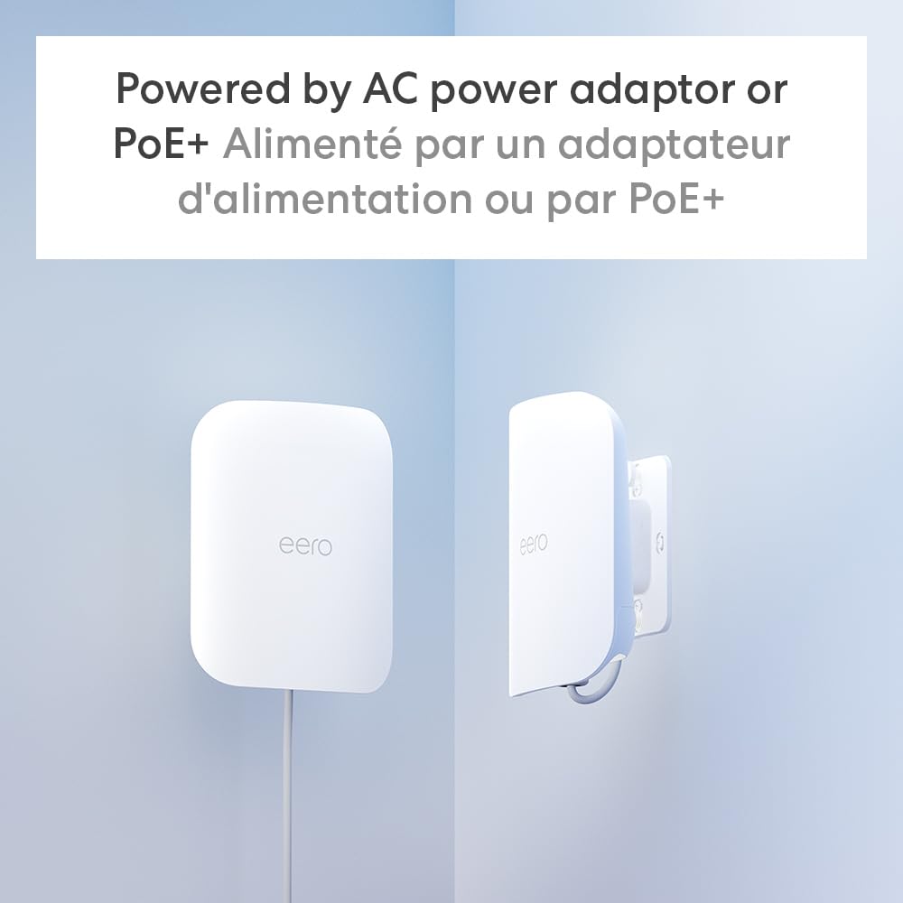 eero Outdoor - 7 Dual-Band Wi-Fi 7 Access Point with AC Adapter