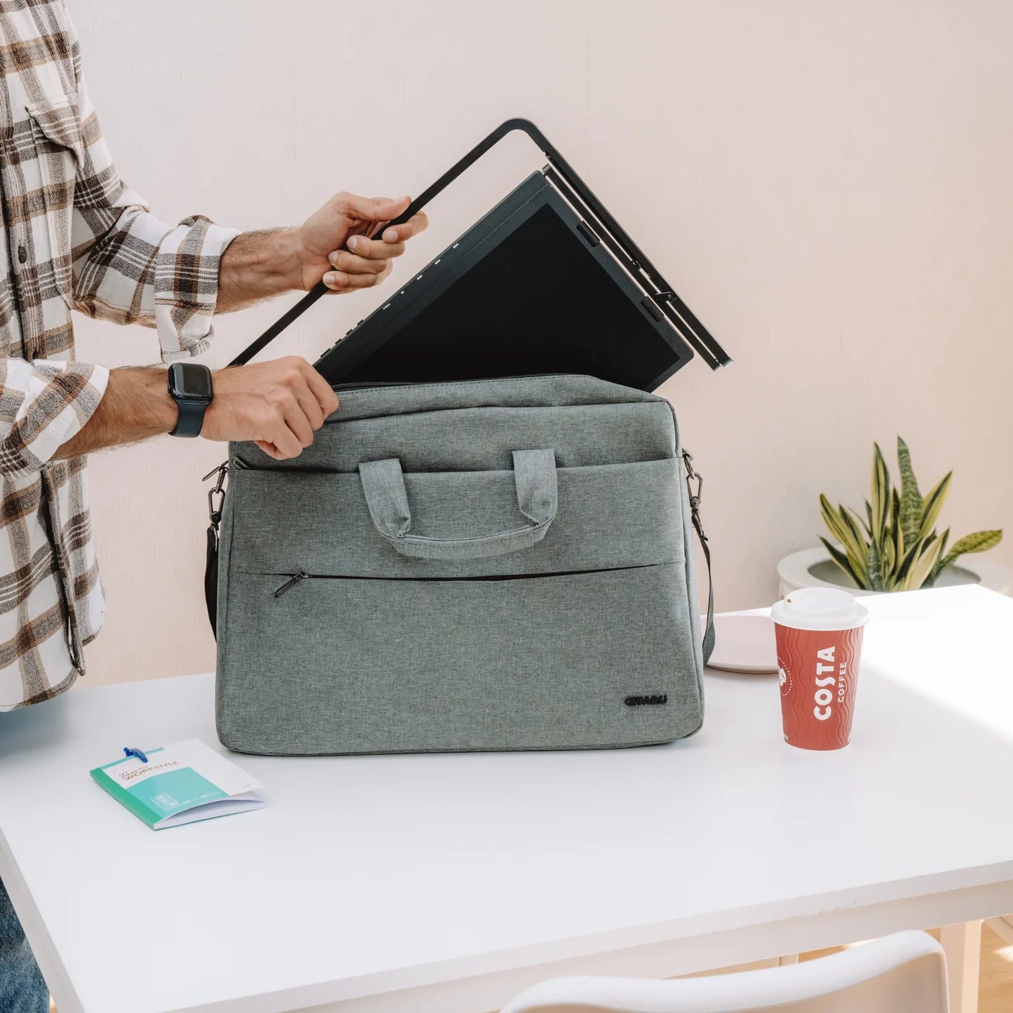 Aura Laptop & Portable Monitor Sleeve - Grey