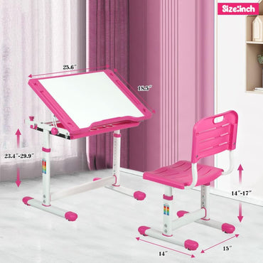 FDW Adjustable Children's Desk Chair Set - Pick Up Only