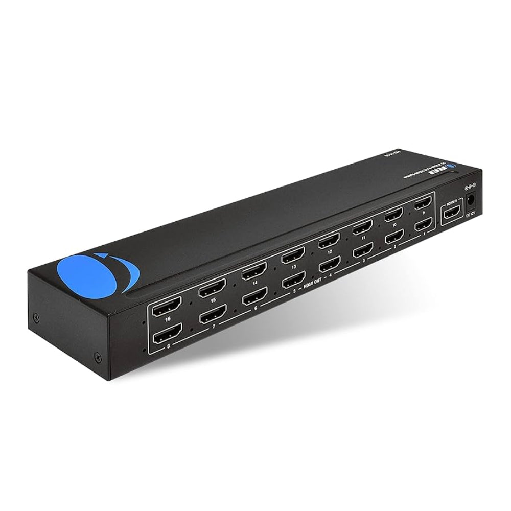 Orei 1x16 HDMI Splitter 16 Ports Professional HDMI Powered for Full HD 1080P & 3D Support - HD-1016
