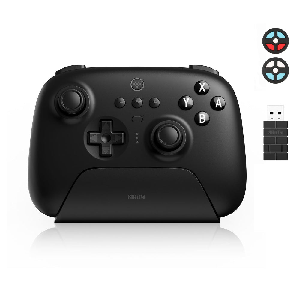 8BitDo - Ultimate Bluetooth Controller for Nintendo Switch and Windows with Charging Dock
