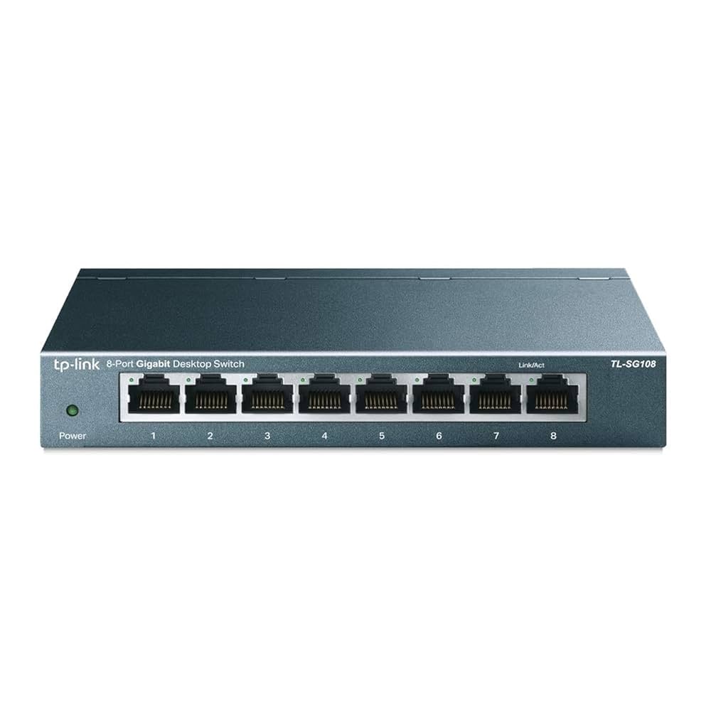 TP-Link 8-Port Gigabit Ethernet Desktop Switch, TL-SG108