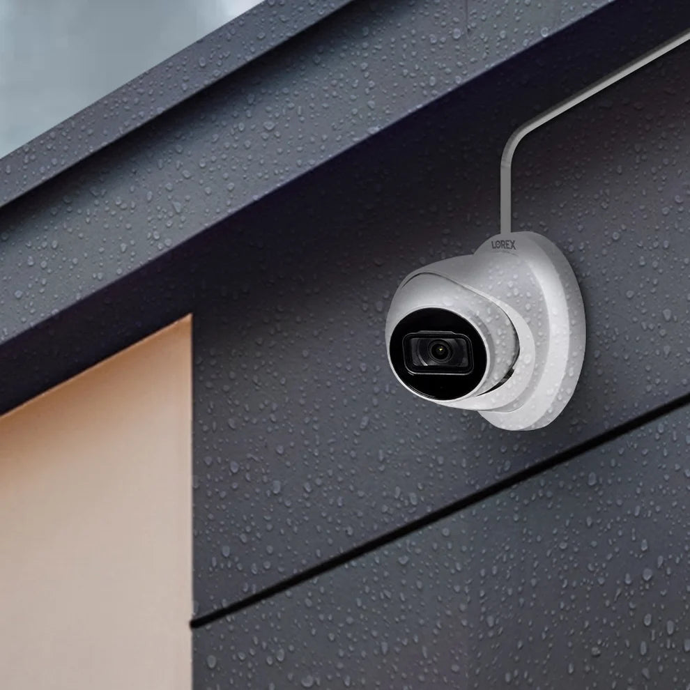 Lorex A14 4K IP Wired Dome Security Camera with Listen-In Audio and Smart Motion Detection