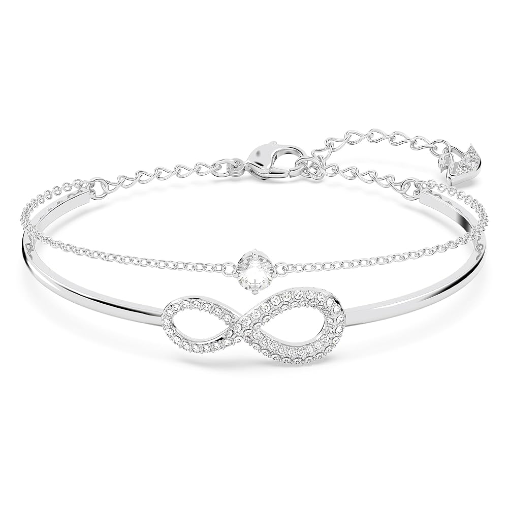 Swarovski Ladies Infinity Bangle Bracelet