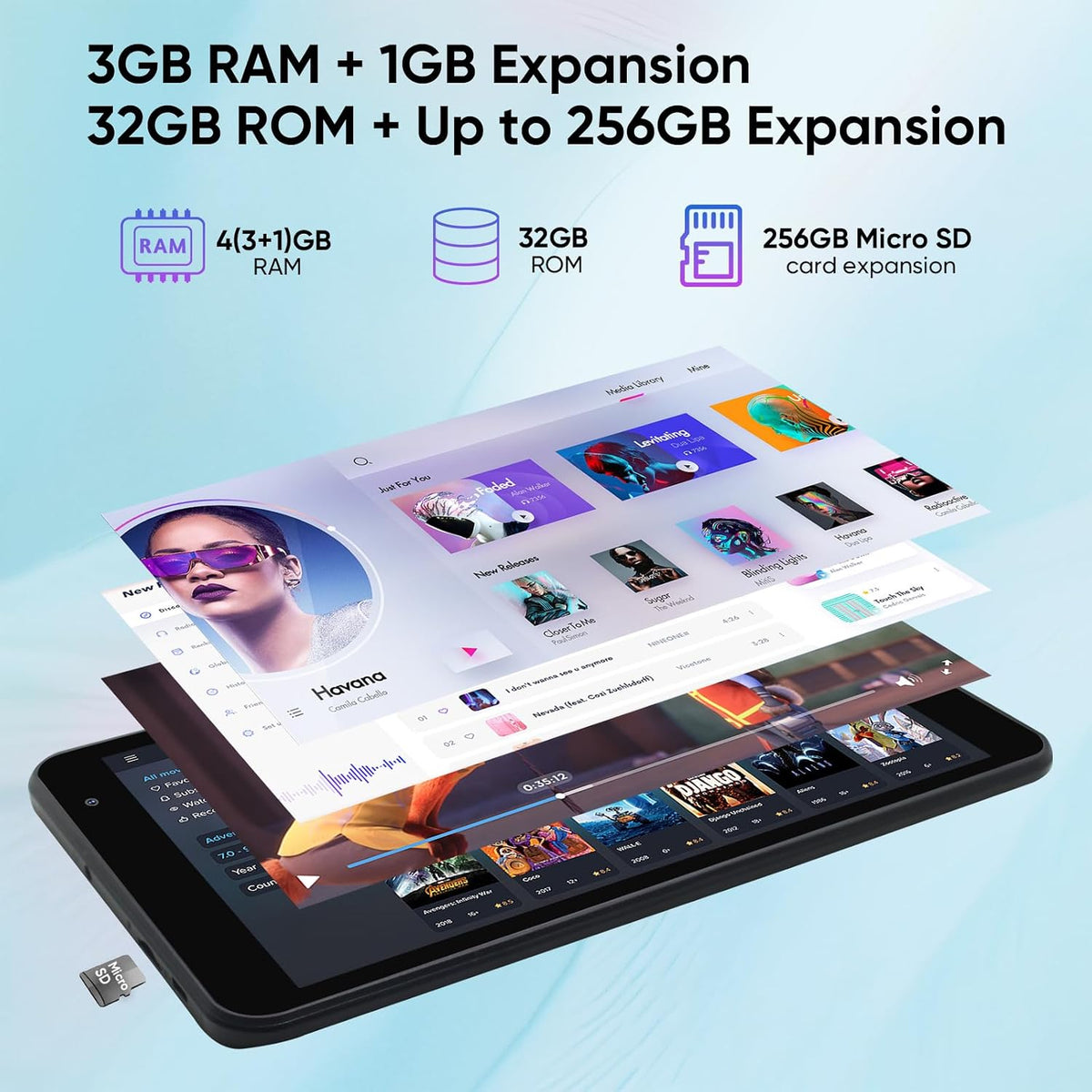 weelikeit Tablet 8 inch Android 13 Tablet,