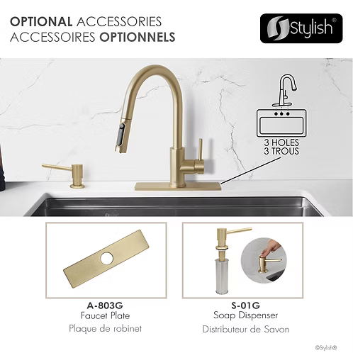 MODENA K-131GR Kitchen Faucet