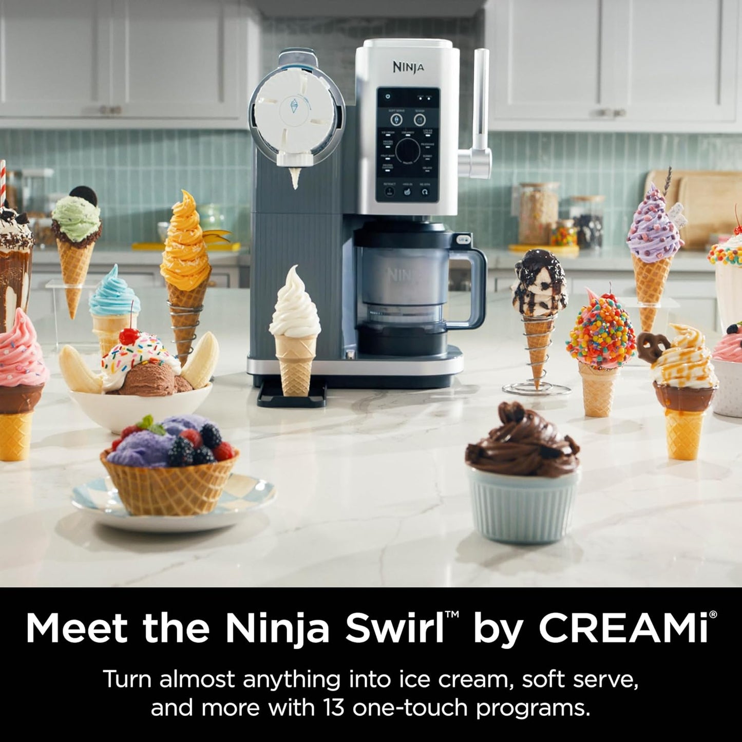 Ninja Swirl™ by CREAMi® Soft Serve & Ice Cream Machine