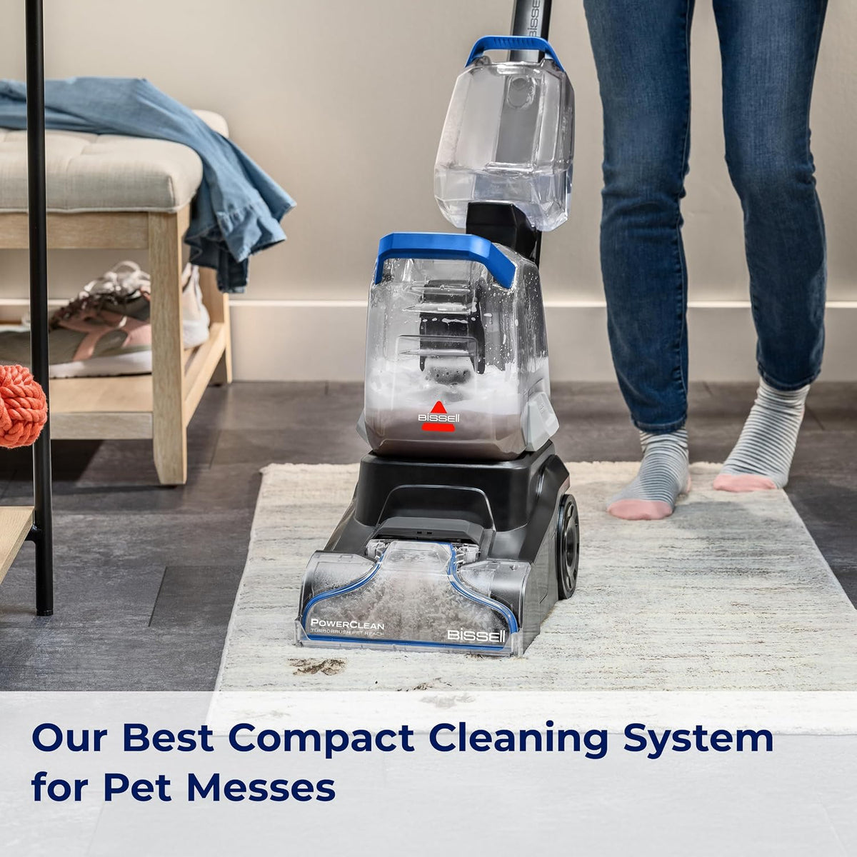 BISSELL PowerClean TurboBrush Pet Carpet Cleaner, 3946C