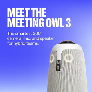 Owl Labs Meeting Owl 3 - 1080p Smart Video Conferencing Camera