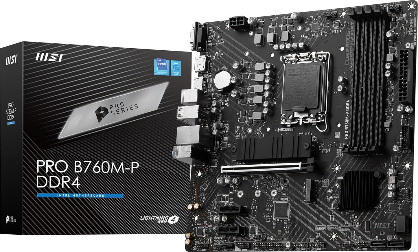 MSi PRO B760M-P DDR4 Intel Motherboard