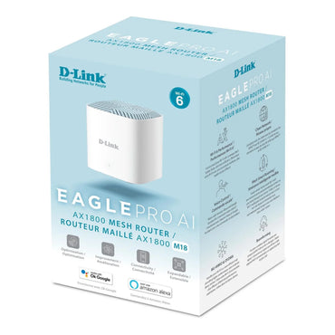 D-Link Eagle Pro AI AX1800 Wi-Fi 6 Mesh Router (M18)