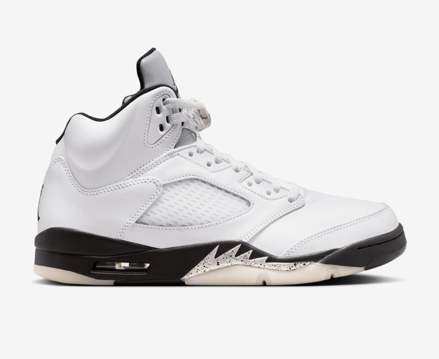 Air Jordan Retro 5 Black/Silver/White - Size 11 Men's