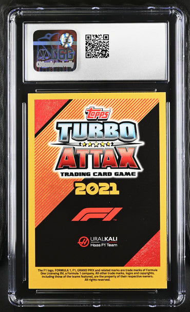 Topps Turbo Attax Formula 1 #183 Nikita Mazepin - Mint 9 - 2021