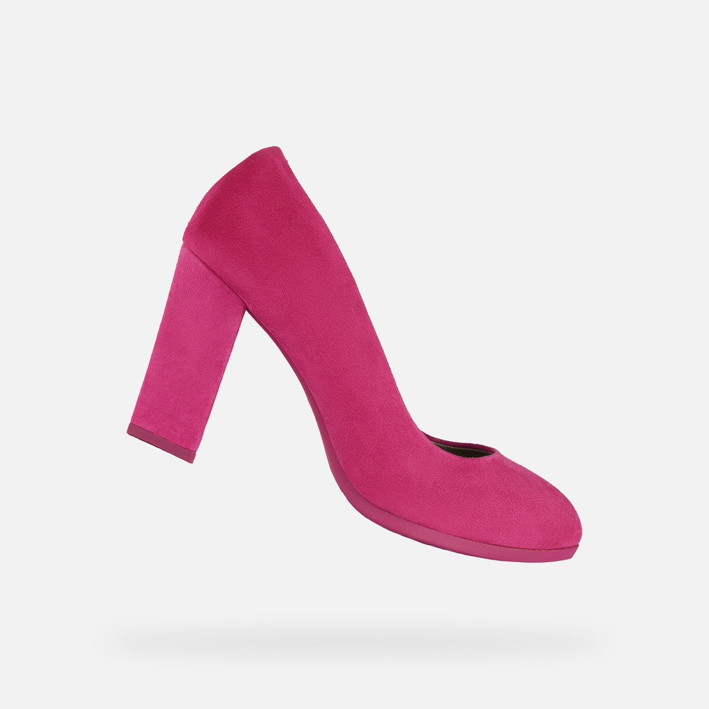 Geox Walk Pleasure 90.1 Women's High-Heel Court Shoes - Fuchsia