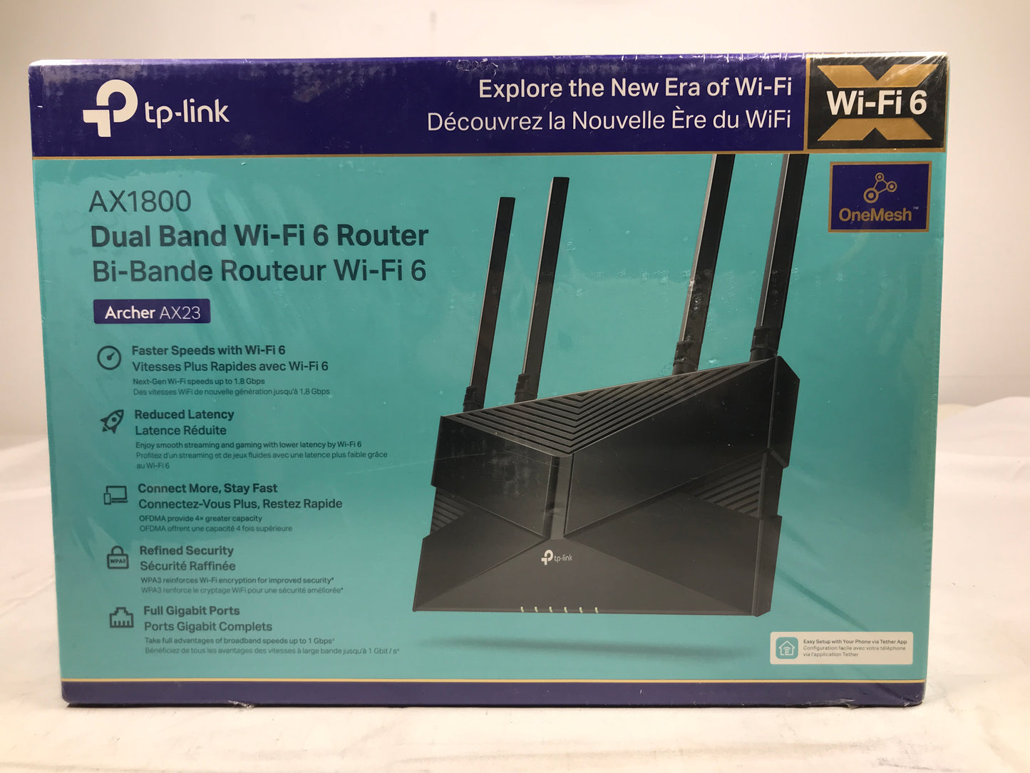 TP-Link AX1800 Dual-Band Wi-Fi 6 Router (ARCHERAX23)