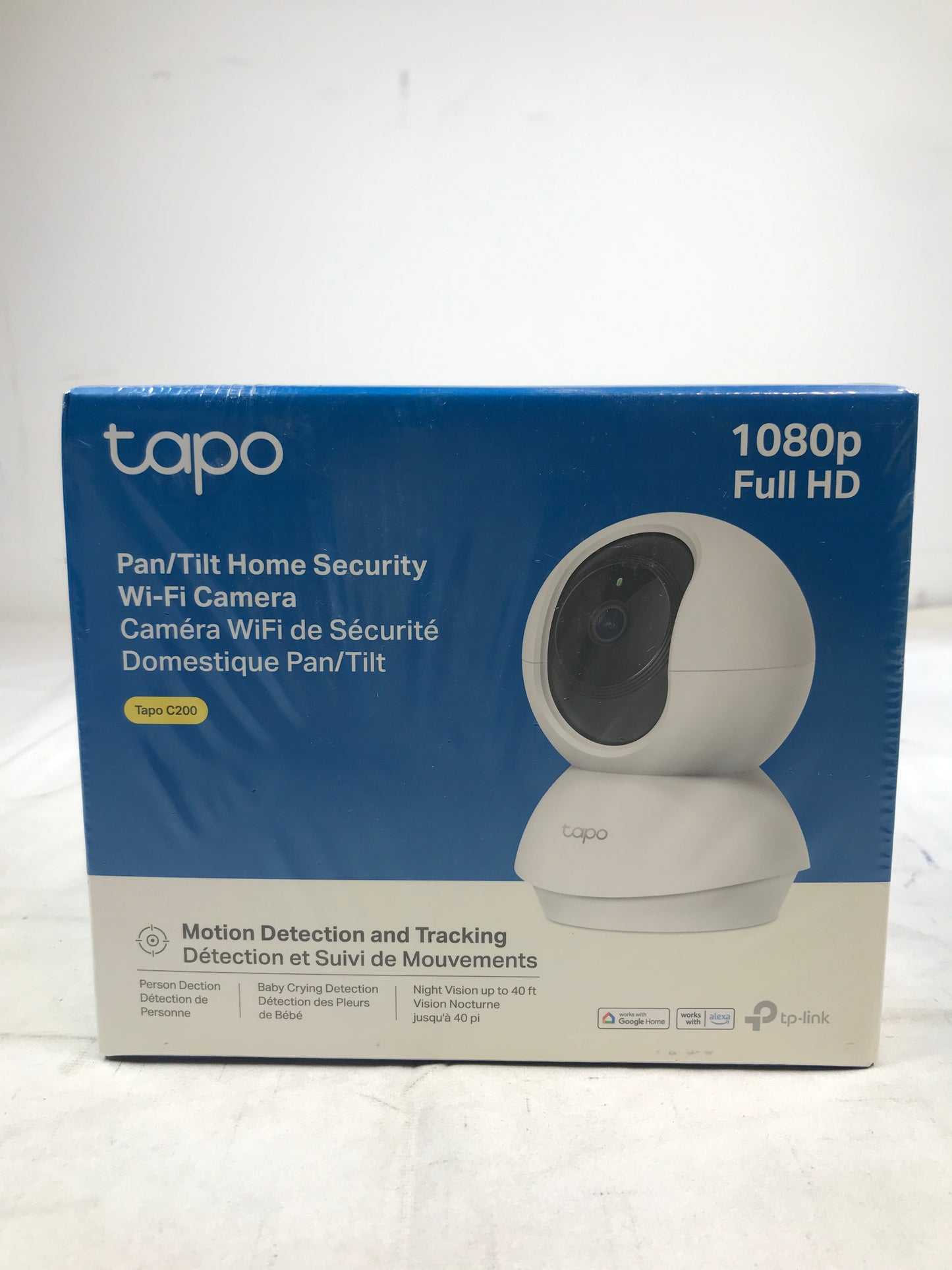 TP-Link Tapo Pan/Tilt Security Camera for Baby Monitor, Pet Camera W/ Motion Detection, 1080P, 2-Way Audio, Night Vision, Cloud & SD Card Storage