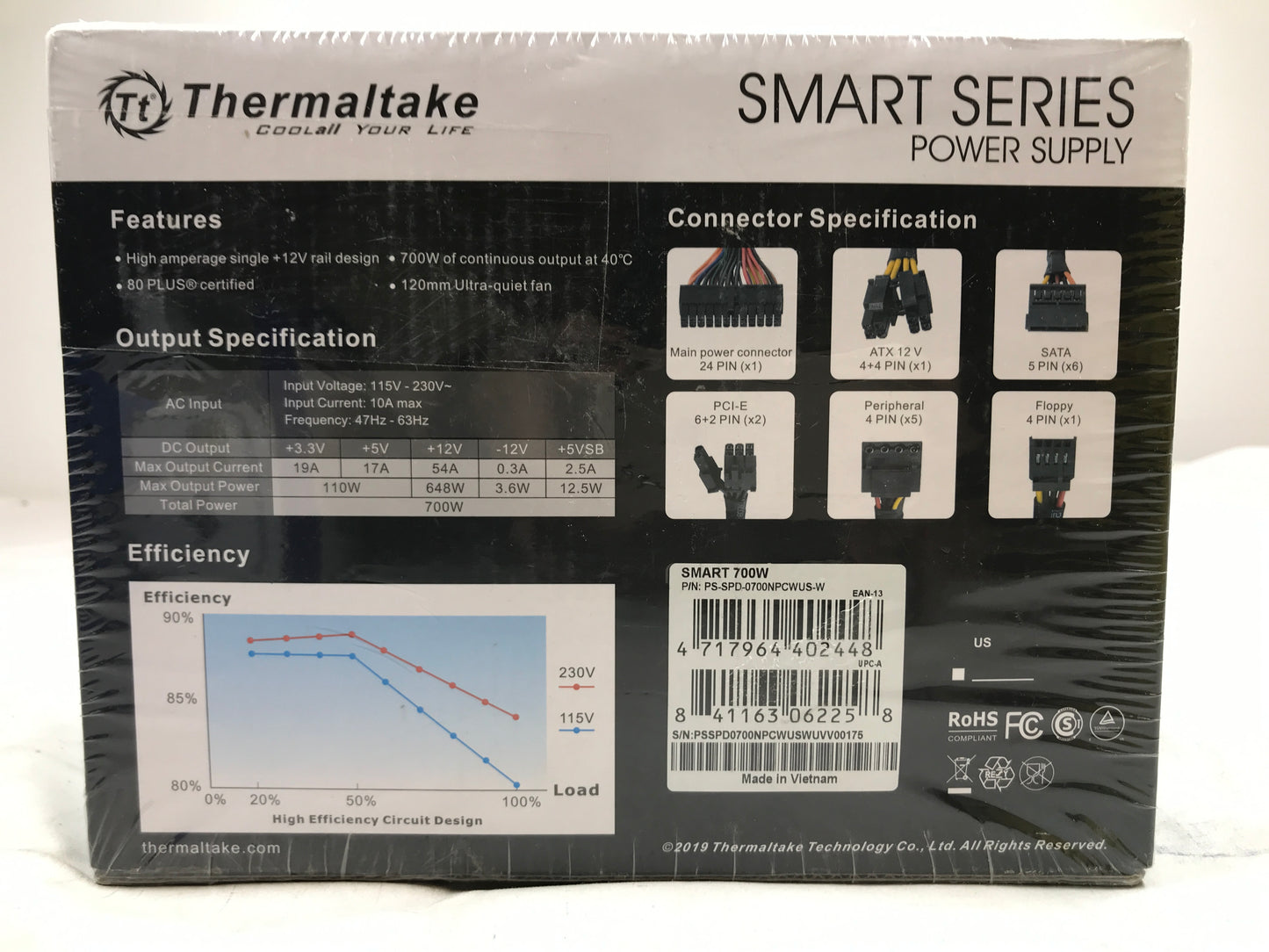 Thermaltake Smart Series 700W Non-Modular Power Supply