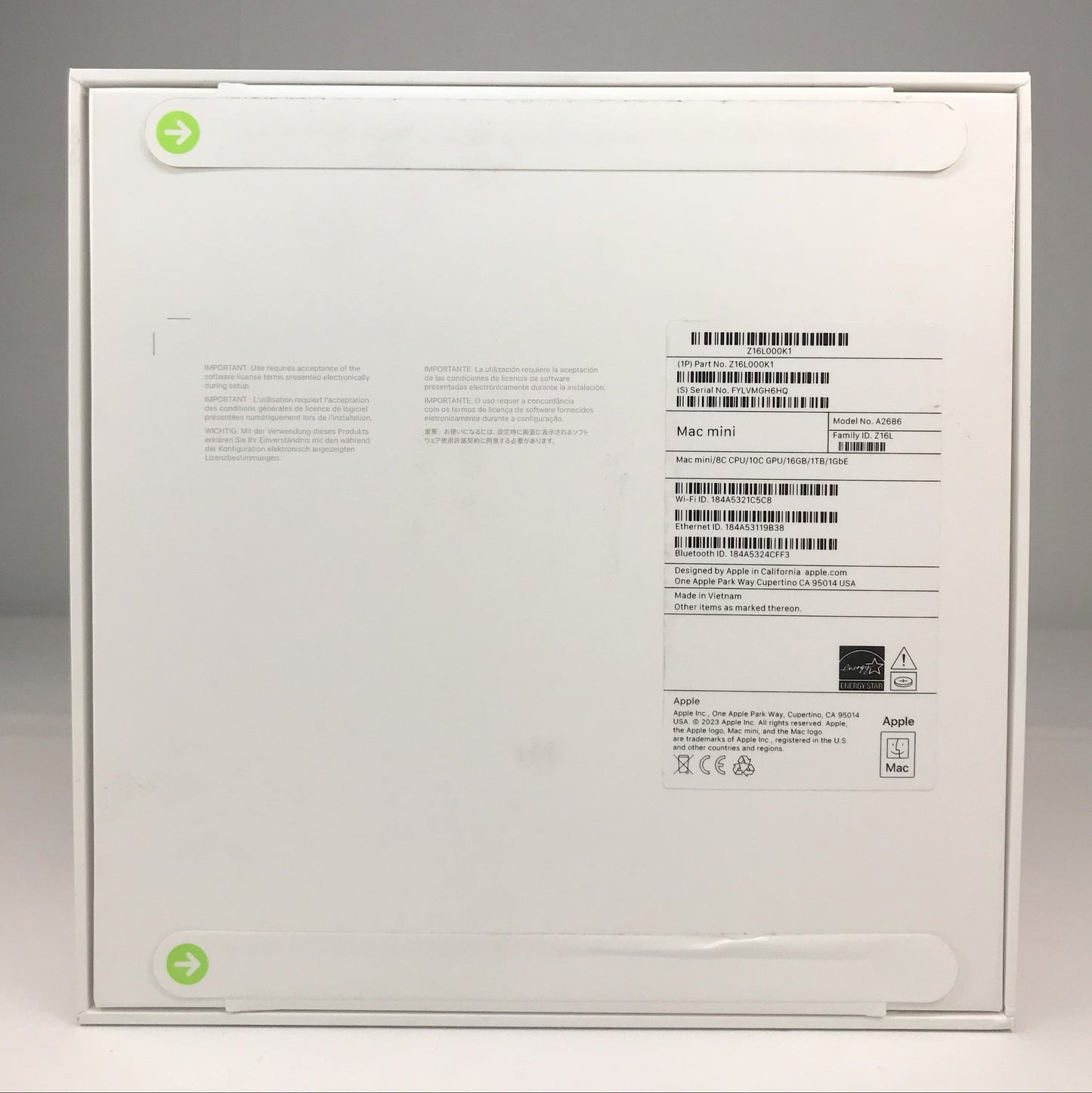 Apple Mac Mini (M2 Chip) - 8-Core CPU / 10-Core GPU / 16GB / 1TB