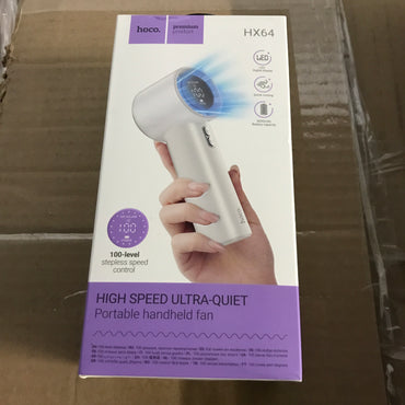 hoco. High Speed Ultra-Quiet Portable Handheld Fan HX64