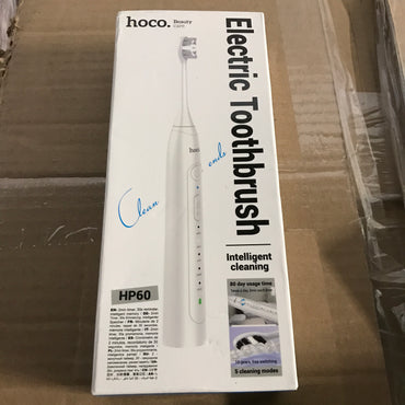 hoco. HP60 Wave Electric Toothbrush with 3 Replacement Brush Heads - White
