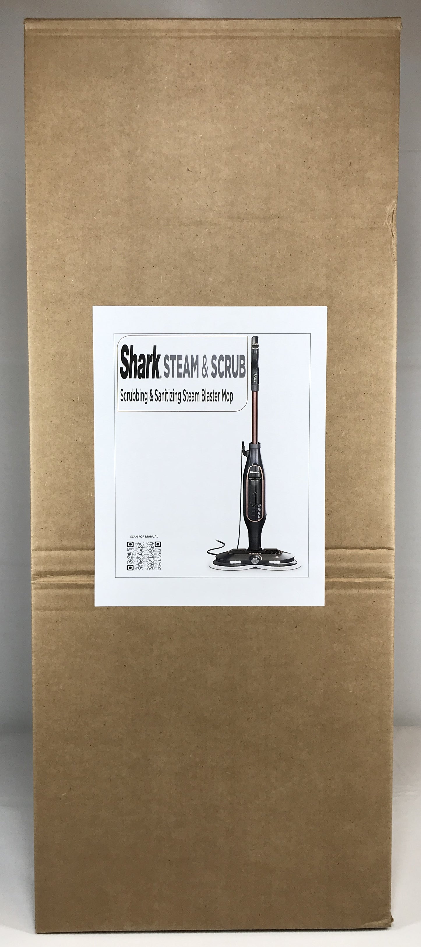 Shark Steam & Scrub Scrubbing & Sanitizing Steam Mop with 4 Replacement Steam Mop Pads