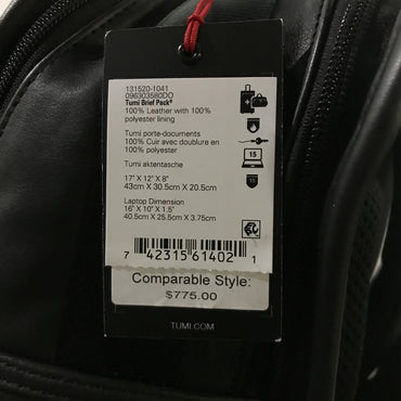 Tumi GEN 4.3 17" Brief Pack Laptop Backpack - Black