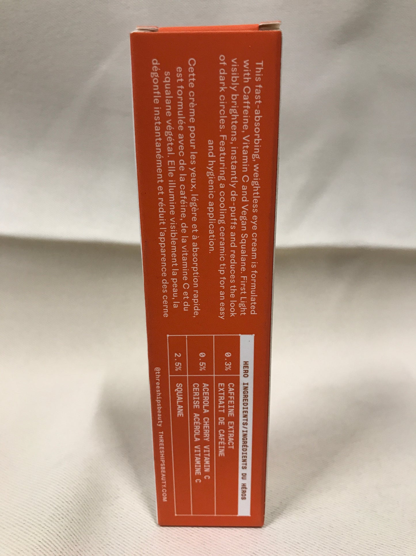 Three Ships First Light Vitamin C + Caffeine Eye Cream
