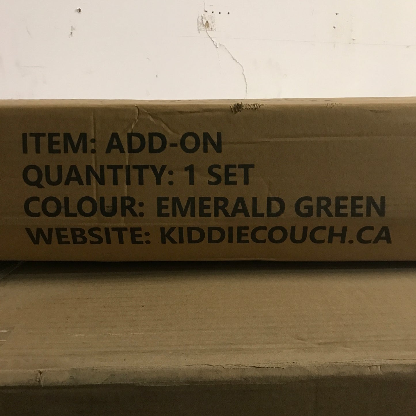 Kiddie Couch Add-On - Emerald Green