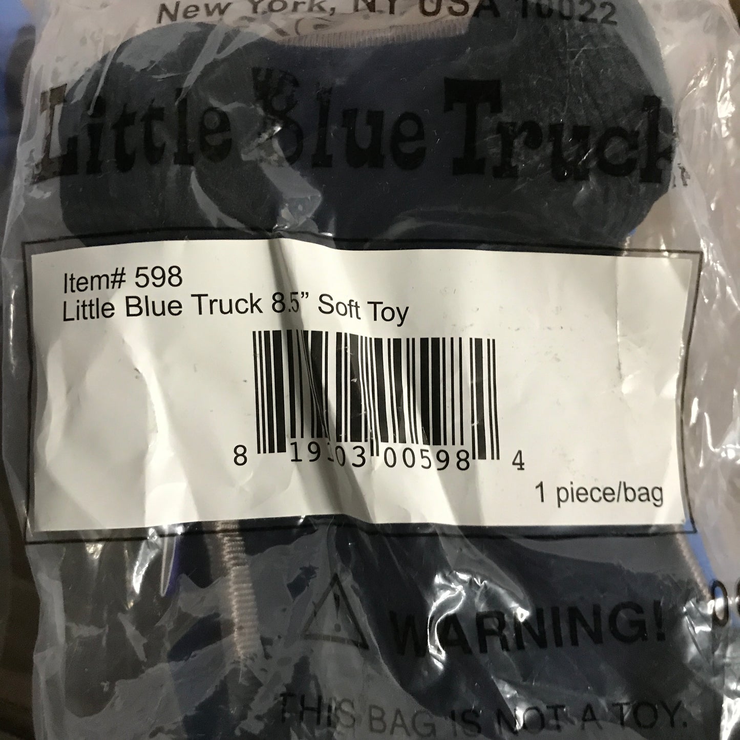 YOTTOY Contemporary Collection Little Blue Truck Soft Stuffed Plush Toy 8.5”