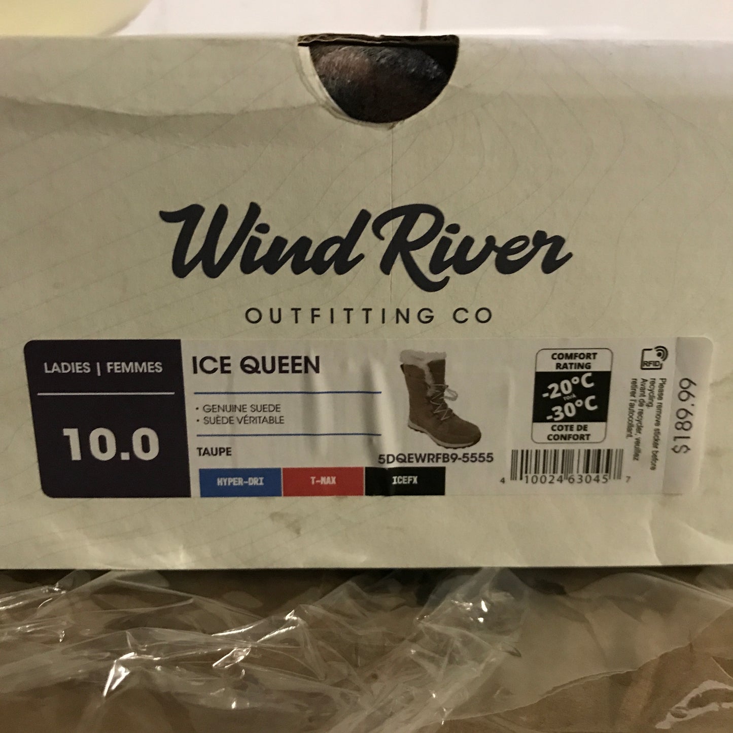 WindRiver Women's Ice Queen ICEFX T-Max Insulated Waterproof Leather Winter Boots