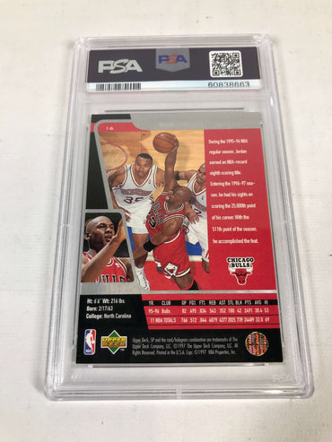 Michael Jordan 1996 SP Card - PSA 8