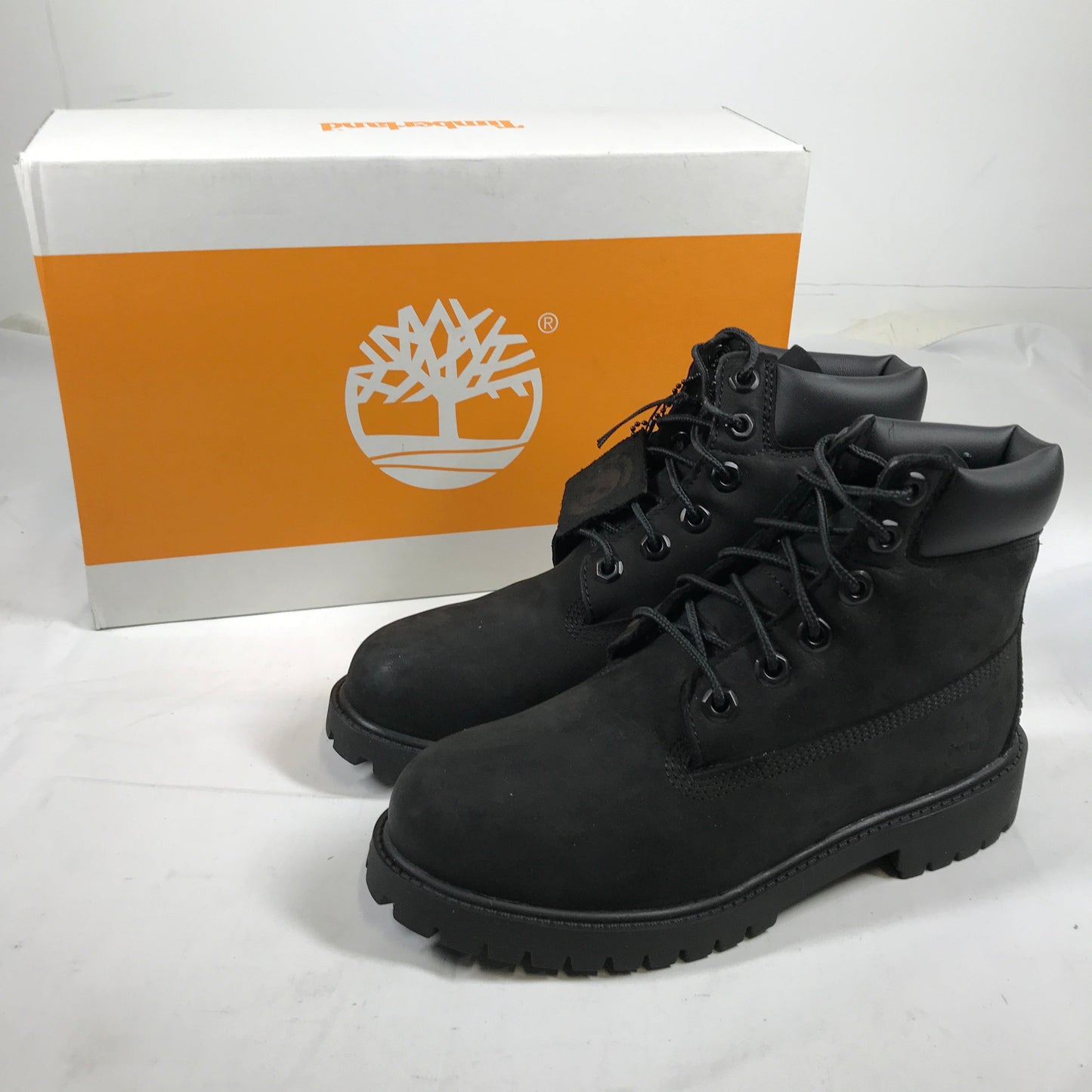 Timberland Premium 6-Inch Waterproof Boot - Junior 4M Black