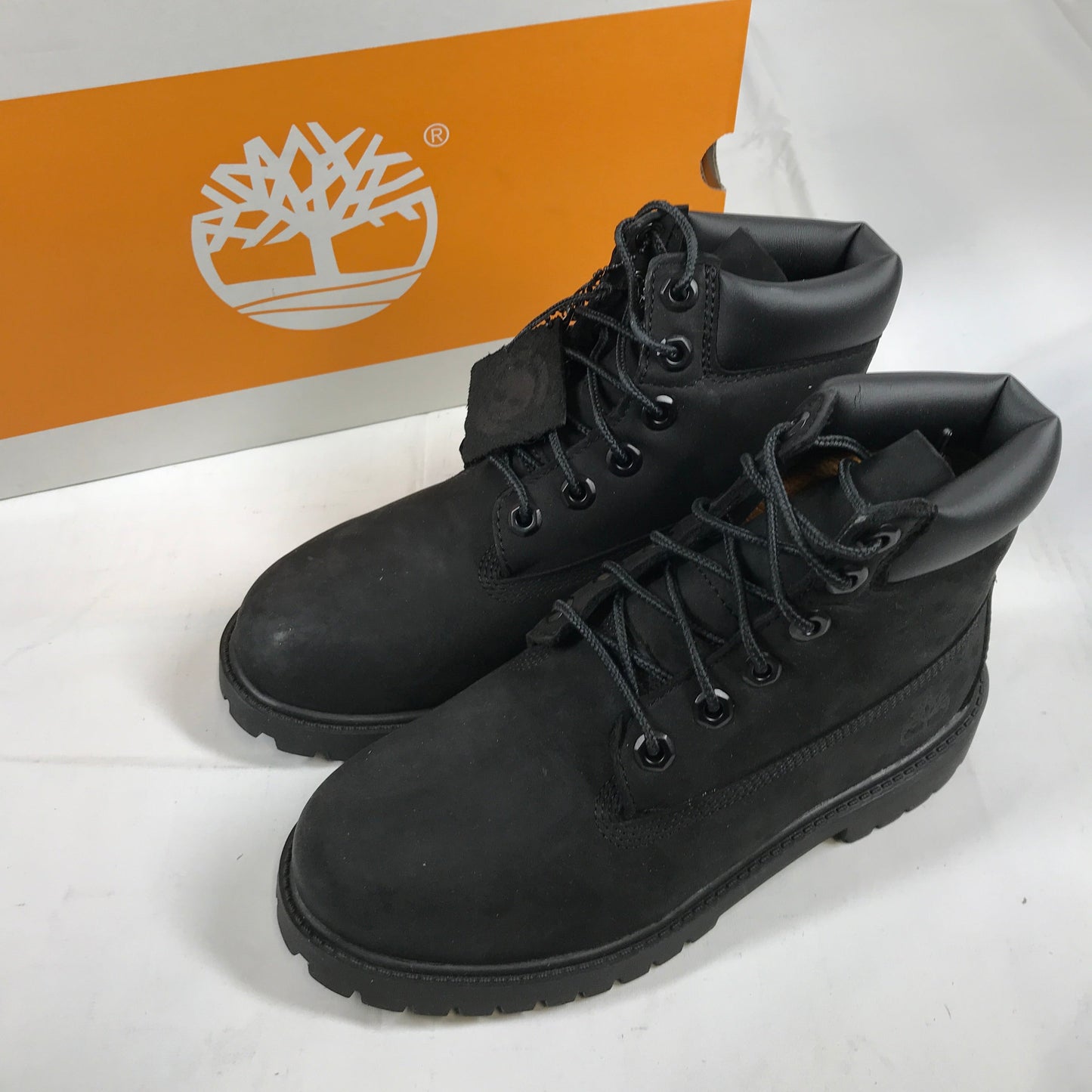 Timberland Premium 6-Inch Waterproof Boot - Junior 4M Black