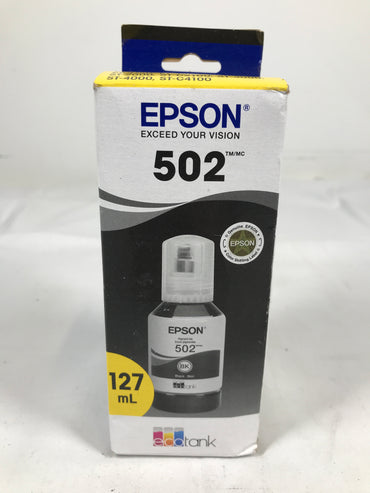 Epson 502, Black Ink Bottle 127mL
