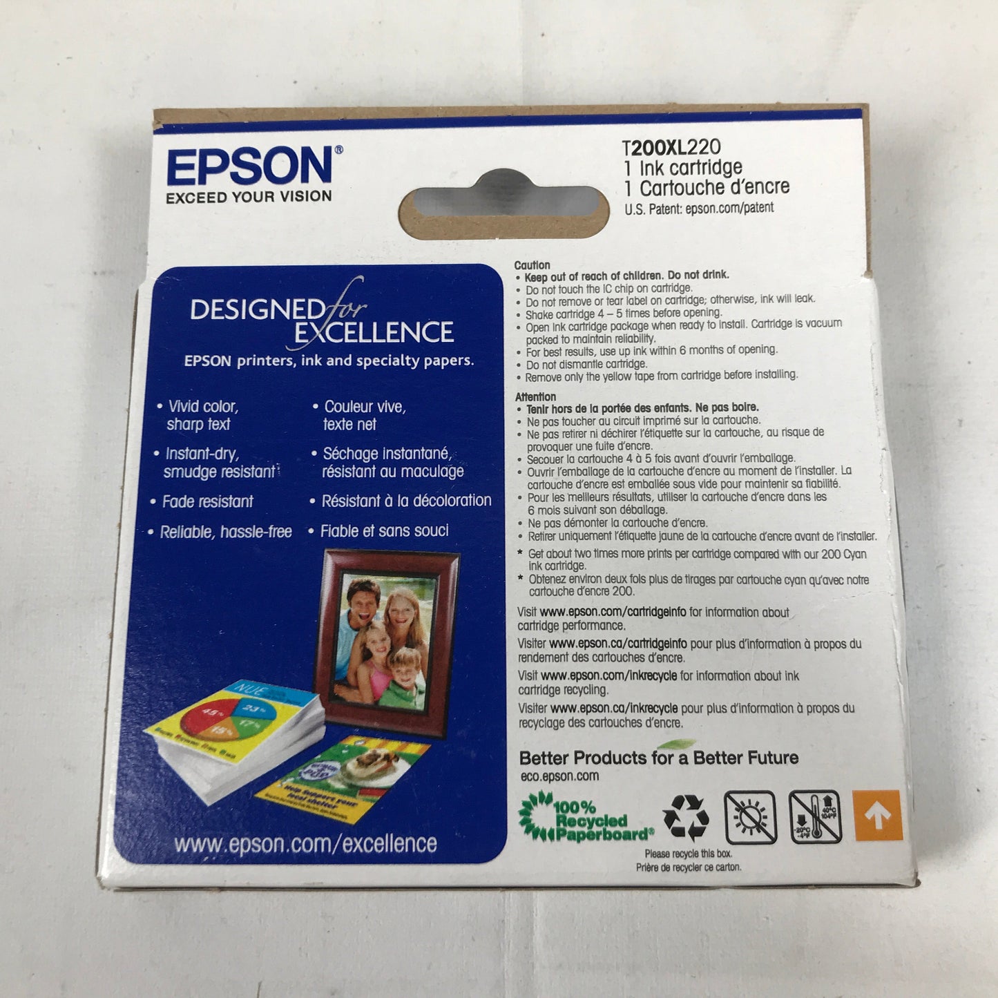 Epson 200XL, Cyan Ink Cartridge, High Capacity