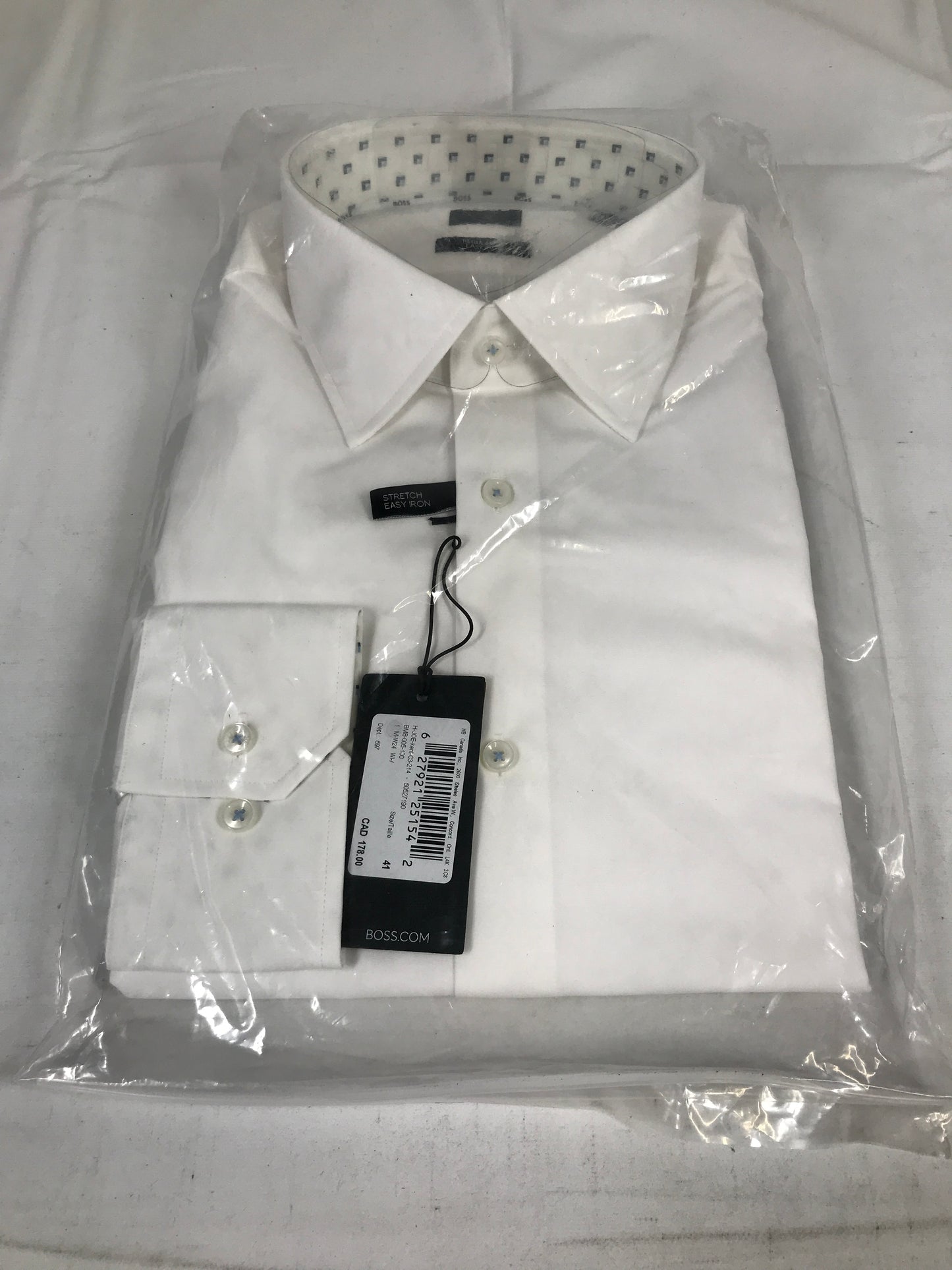 Hugo Boss - Regular Fit / Easy Iron Dress Shirt - White