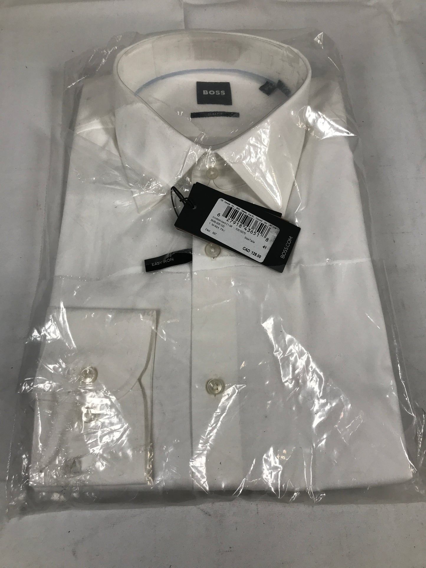 Hugo Boss - Easy Iron Dress Shirt - White