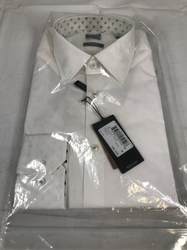 Hugo Boss - Regular Fit Easy Iron Dress Shirt - White
