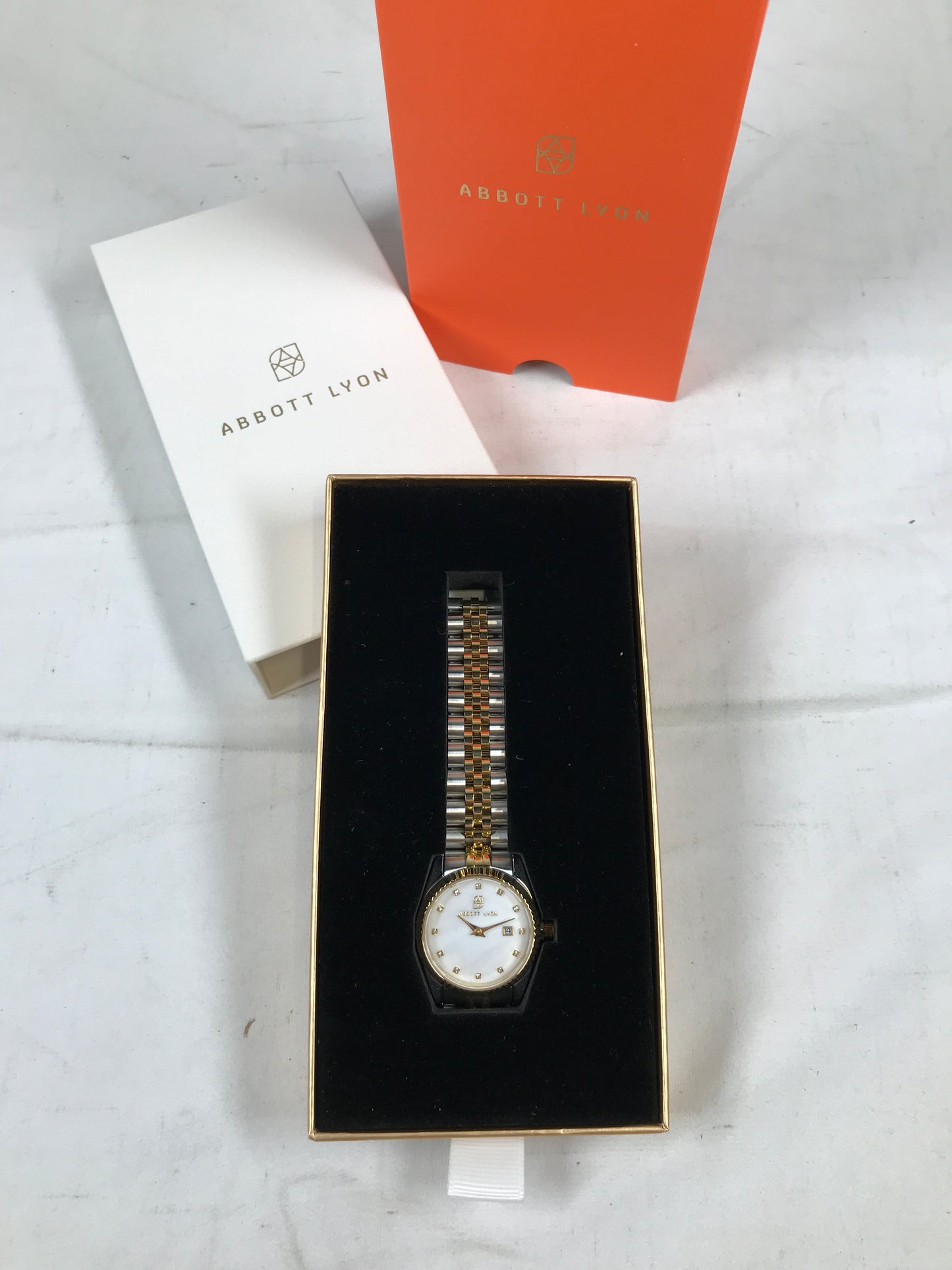 Abbott Lyon Mini Two Tone Pearl Link Belgravia 30 Watch