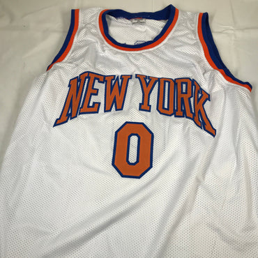 NBA - Donte DiVincenzo Signed Jersey New York Knicks