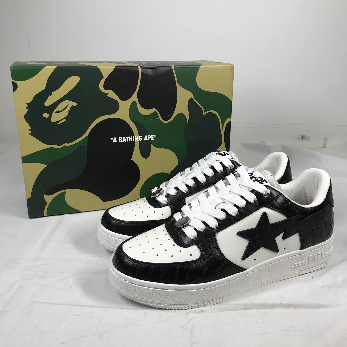 A Bathing Ape Shoes Bape Sta #3 Black