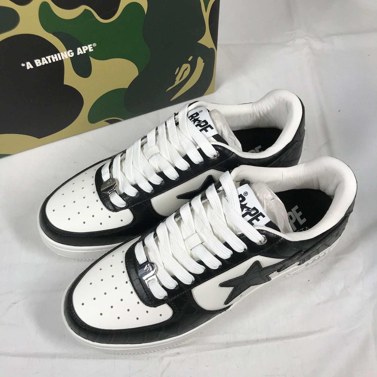 A Bathing Ape Shoes Bape Sta #3 Black