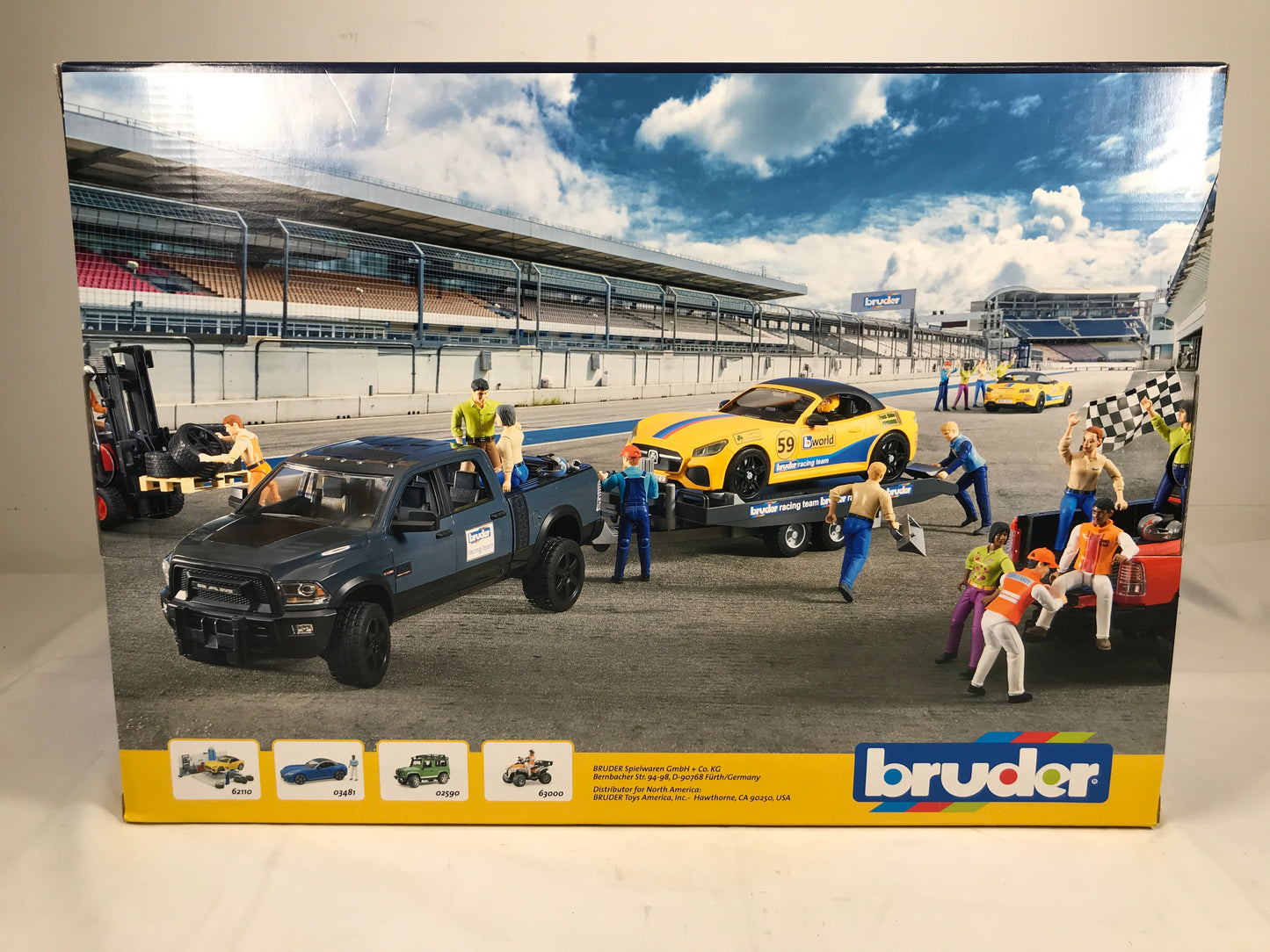 Bruder Ram Power Wagon & Roadster Racing Team